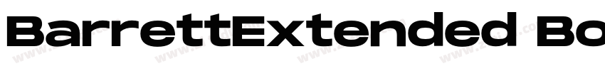 BarrettExtended Bold字体转换